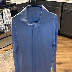 RHONE Light Blue Casual Button Down Shirt
